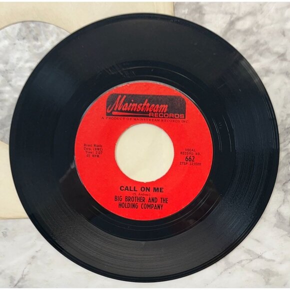 Janis Joplin 45 Rock Lot Me and Bobby McGee / Big Brother Holding Co Call on Me - Picture 11 of 11